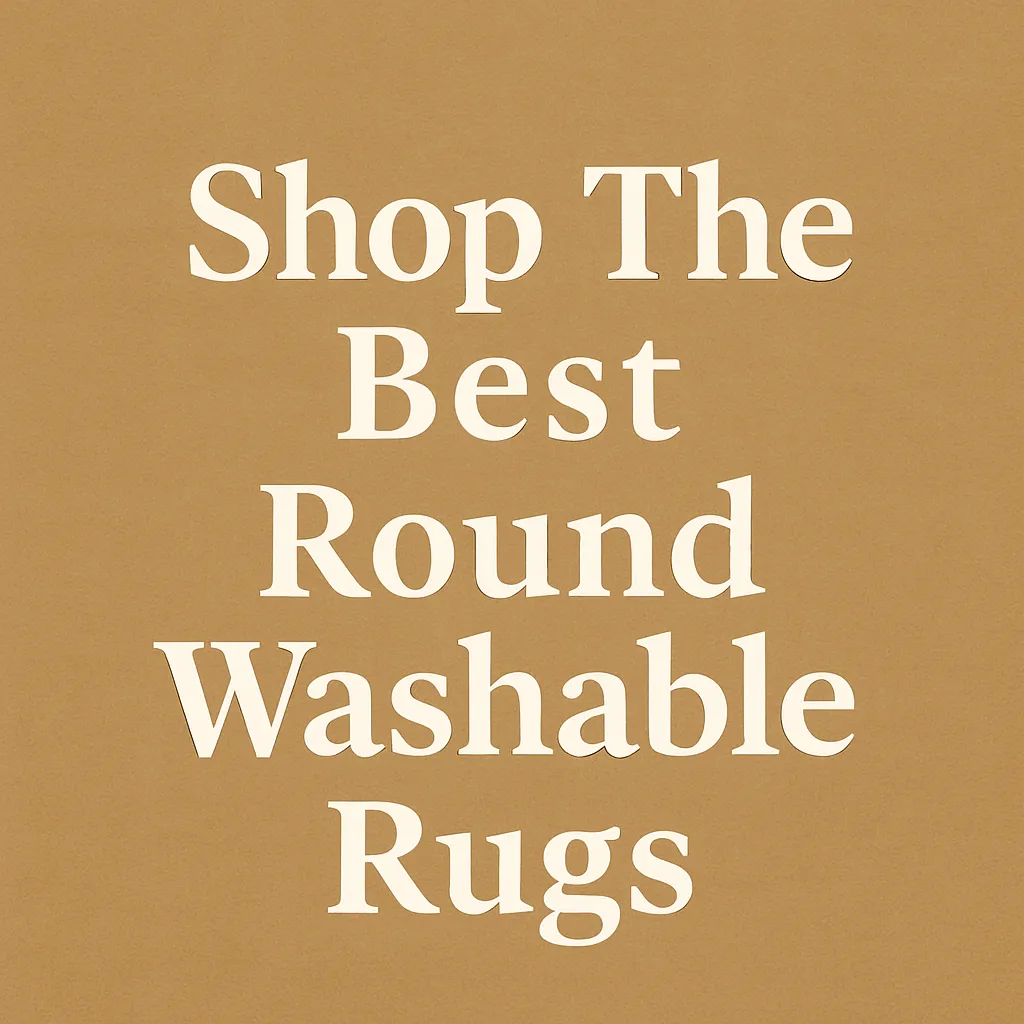 Round Washable Rugs